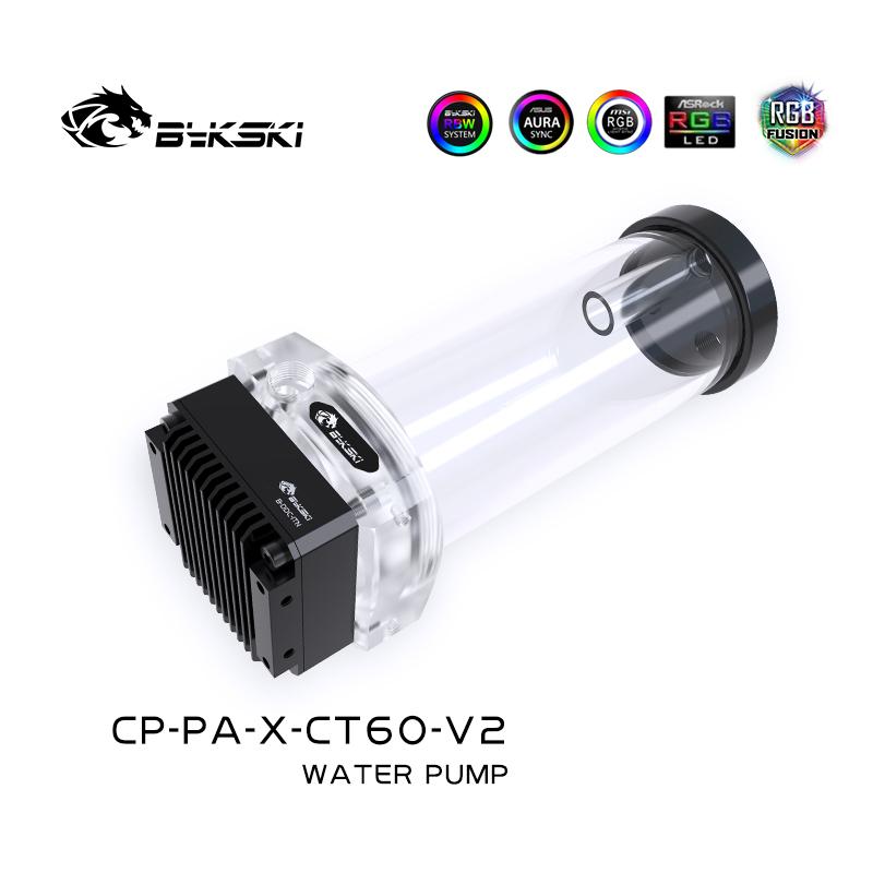 Bykski CP-PA-X-CT60 / CP-PA-X , Pump-reservoir Combination , 10W Pump With Lighting Max Flow 300L/H | Pump Reservoir Combo