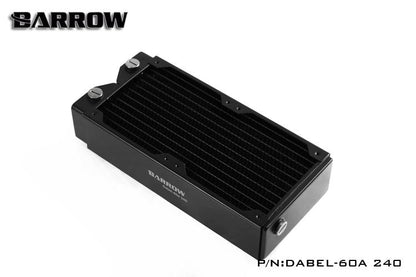 Barrow Dabel-60A 240, 60mm Thicknes 240mm Radiator, Copper Thick Plus Type Water Cooler, Suitable For | Custom Loop Radiator