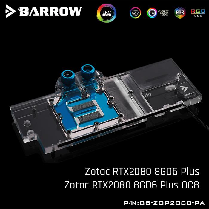FormulaMod Barrow RTX 2080 full-cover GPU waterblock — silent local AI workload cooling