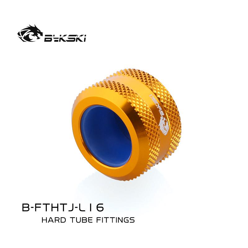 Bykski B-FTHTJ-L16, raccords pour tubes durs de type anti-off, pour tubes durs OD16mm, motif diamant, silicone amélioré