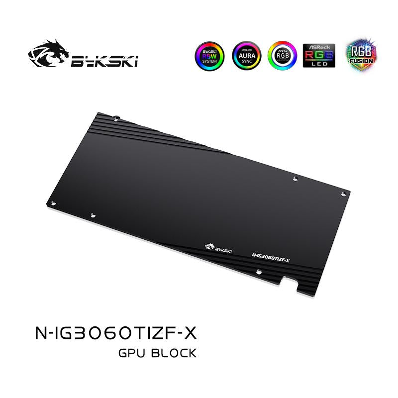 Bykski 3060TI GPU Water Cooling Block For Colorful Battle-AX RTX3060TI 8G, Graphics Card Liquid Cooler System, N-IG3060TIZF-X