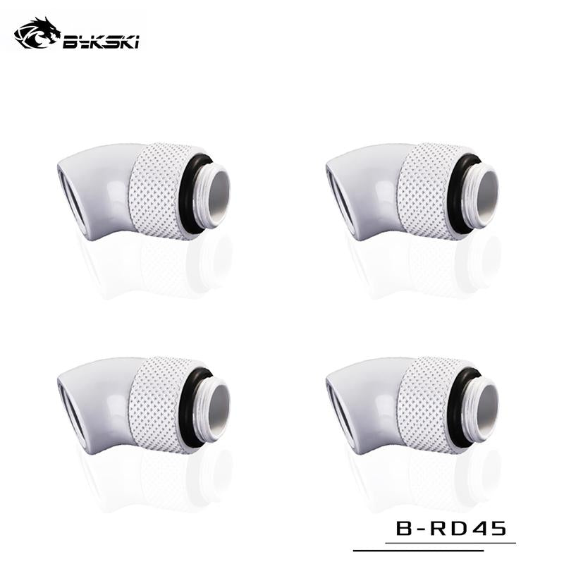 Bykski 45 Degree Rotary Fitting Bykski G1/4" Rotatable 45° Adapter Cooling Equipment Adjust Connect | Water Cooling Fitting