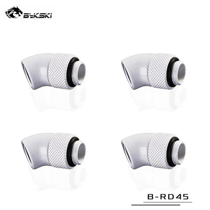 Bykski 45 Degree Rotary Fitting Bykski G1/4" Rotatable 45° Adapter Cooling Equipment Adjust Connect | Water Cooling Fitting