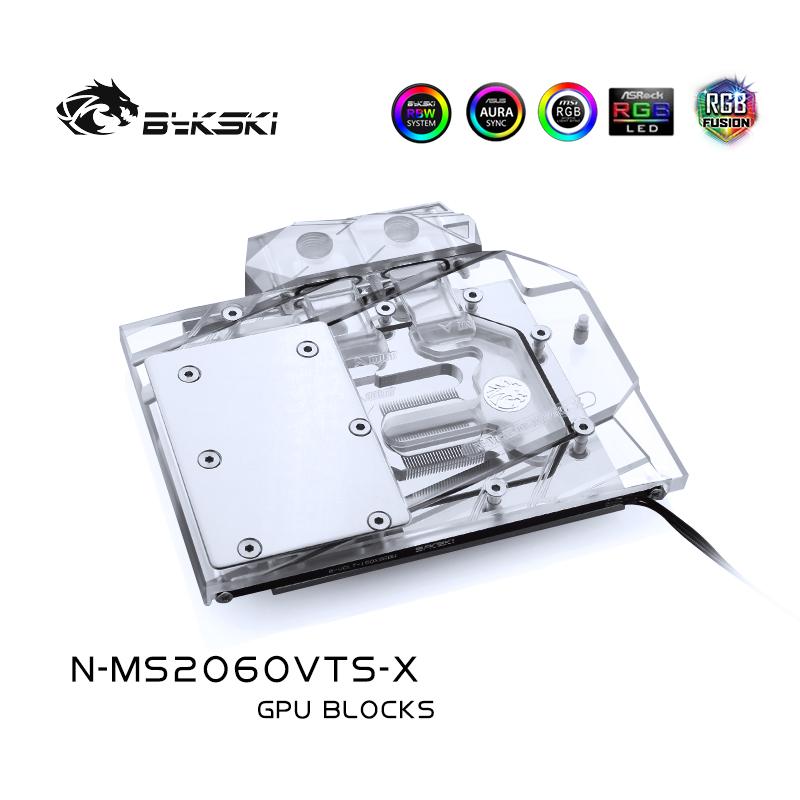 Bykski N-MS2060VTS-X GPU Water Cooling Block For MSI RTX 2060 Ventus XS 6G OC / GTX 1660 Ventus XS 6G | Water Cooling Block