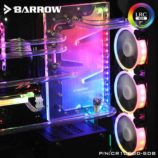 Barrow CR1000D-SDB V1, Waterway Boards For Corsair 1000D Case, For Intel CPU Water Block & | Liquid Cooling Block