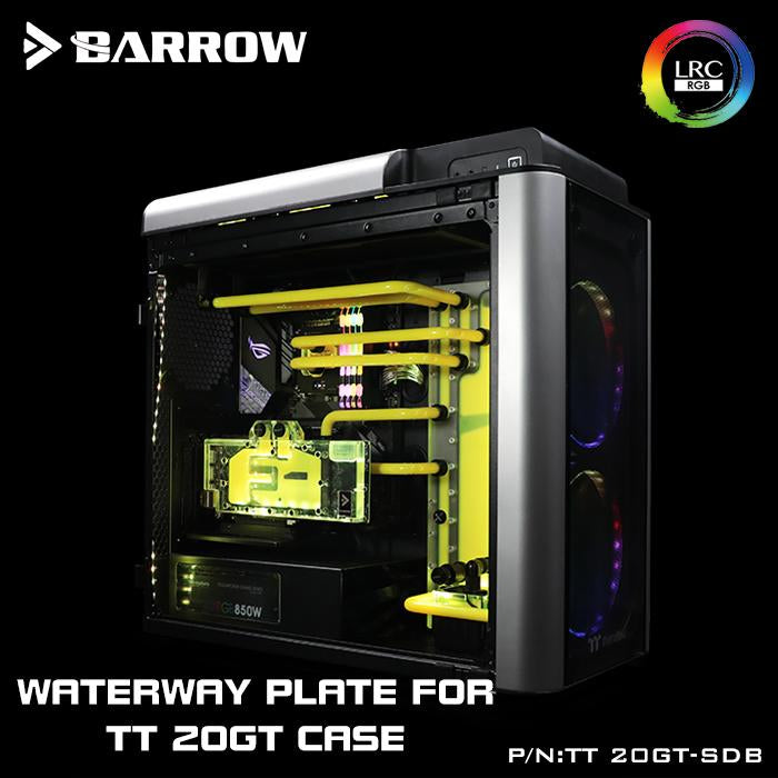 Barrow TT-20GT-SDB, Waterway Boards For TT LEVEL 20GT Case, For Intel CPU Water Block & Single/Double | Liquid Cooling Block