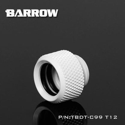 Barrow TBDT-C99 T12, OD12mm Hard Tube Fittings, G1/4 Adapters For OD12mm Hard Tubes | Water Cooling Fitting