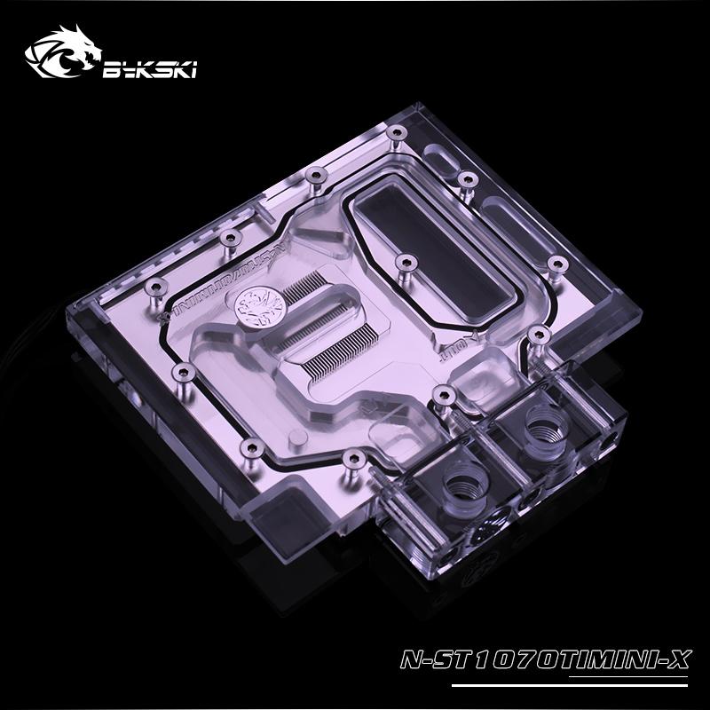 Bykski N-ST1070TIMINI-X Full Cover Graphics Card Water Cooling Block For Zotac GTX1070Ti Mini 8G | Water Cooling Block