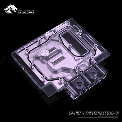 Bykski N-ST1070TIMINI-X Full Cover Graphics Card Water Cooling Block For Zotac GTX1070Ti Mini 8G | Water Cooling Block