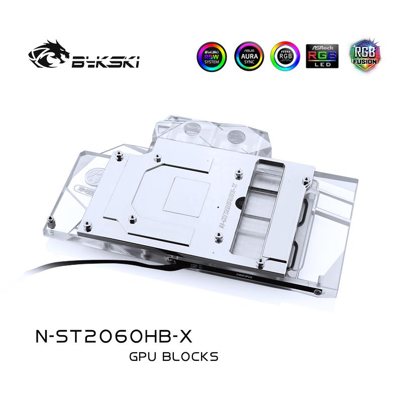 FormulaMod Bykski RTX 2060 full-cover GPU waterblock — silent local AI workload cooling (view 4)