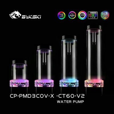 Bykski Pump-reservoir Combination, Bykski DDC Pump With Reservoir, Acrylic/POM Pump, Maximum Flow | Pump Reservoir Combo