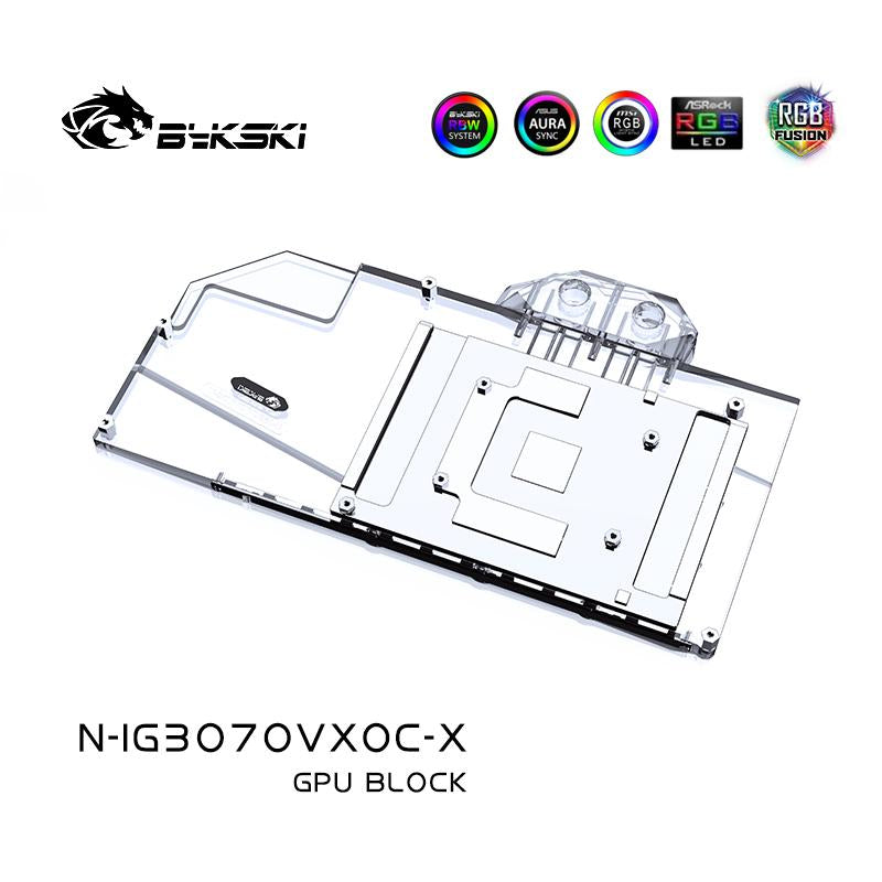 Bloc d'eau GPU Bykski N-IG3070VXOC-X, pour carte GPU colorée RTX 3060TI/3070 Ti Vulcan Neptune, liquide de refroidissement par eau de radiateur 