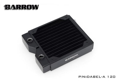 Barrow Dabel-A 120, 34mm Thicknes 120mm Radiator, Copper Single Wave Water Cooler, Suitable For 120mm | Custom Loop Radiator