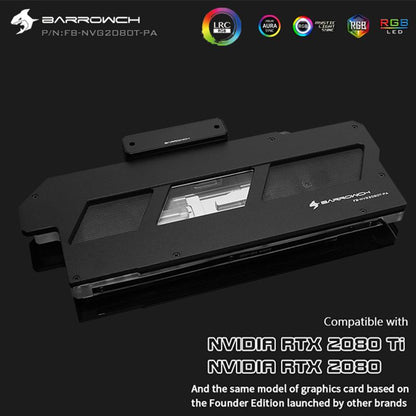 FormulaMod Barrow RTX 2080Ti full-cover GPU waterblock — silent local AI workload cooling (view 3)