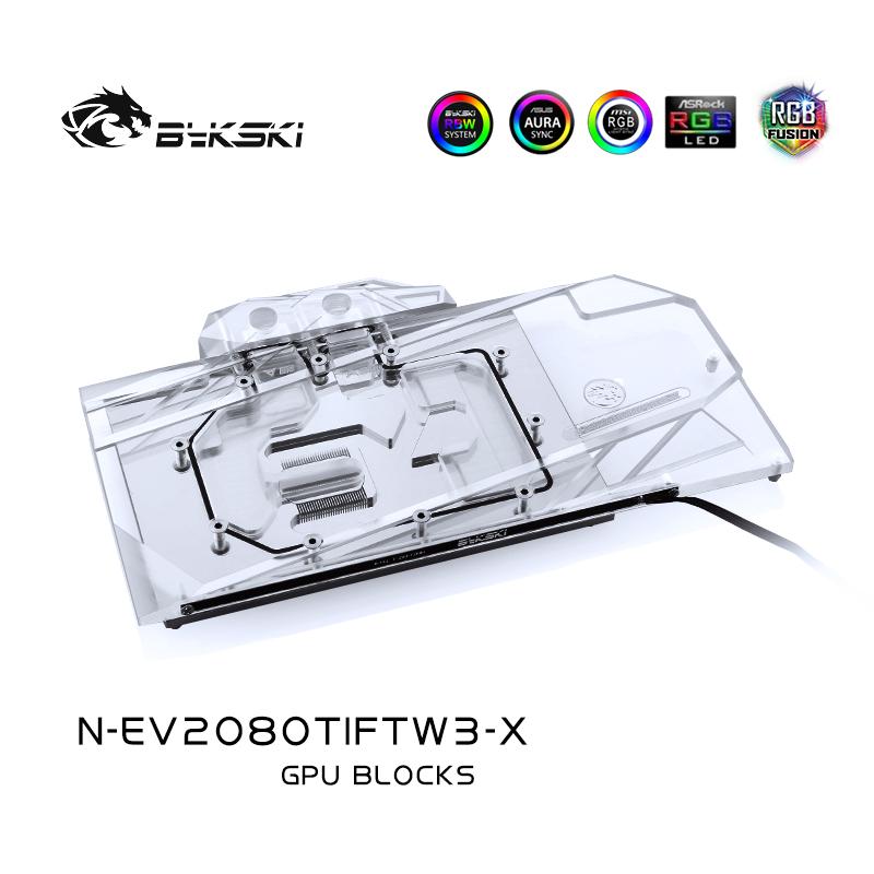 FormulaMod Bykski RTX 2080Ti full-cover GPU waterblock — silent local AI workload cooling (view 3)