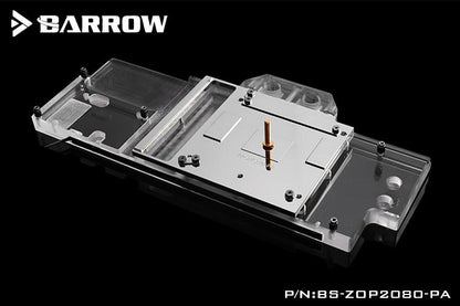 FormulaMod Barrow RTX 2080 full-cover GPU waterblock — silent local AI workload cooling (view 3)