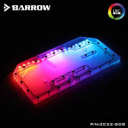 Barrow ZC22-SDB, Waterway Boards For Zeaginal 22 Case, For Intel CPU Water Block & Single GPU Building