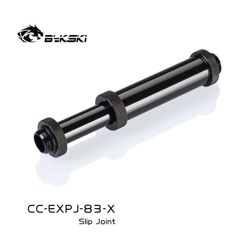 Bykski Expansion Joint (83-110), Male to Male Fitting For PC Water Cooling System, Loop Connecter, Change Length, CC-EXPJ-83-X