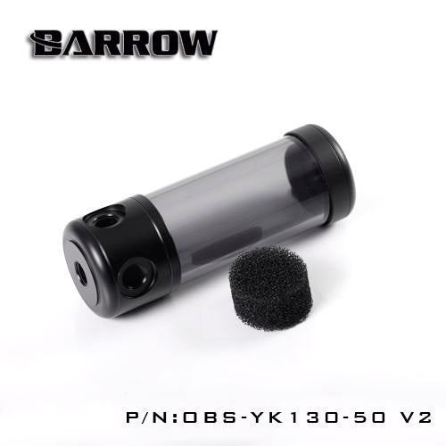 Barrow OBS-YK,50mm Diameter Acrylic Cylindrical Tanks, Transparent Wall, 130/180/230/280mm Length, | Water Cooling Accessory