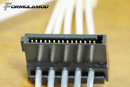FormulaMod Fm-HDC-SL, Fully Modular PSU Cables, 18AWG Silver Plated, For Corsair RM/SF/HX Series Modular PSU