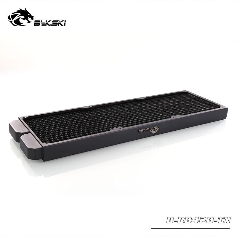 Bykski B-RD420-TN, 420mm Single Row Radiators, 28mm Thickness, Standard Water Cooling Radiators , | Water Cooling Accessory
