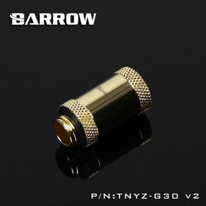 Barrow TNYZ-G30V2, 30mm Male To Female Extender Fittings, G1/4 Male To Female Water Cooling Fittings | Water Cooling Fitting