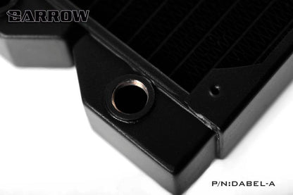 Barrow Dabel-A 120, 34mm Thicknes 120mm Radiator, Copper Single Wave Water Cooler, Suitable For 120mm | Custom Loop Radiator