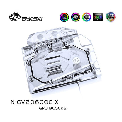 FormulaMod Bykski RTX 2060 full-cover GPU waterblock — silent local AI workload cooling (view 4)