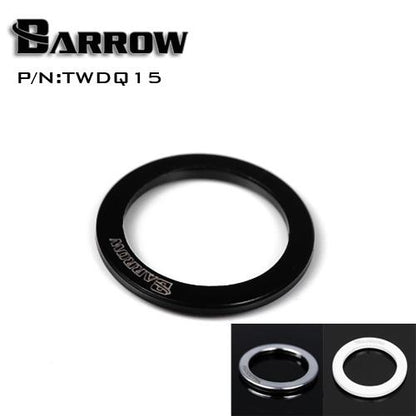 Barrow Black / Silver / White Save 1.5MM Miniature threaded washer water cooling fittings TWDQ15 | Water Cooling Fitting