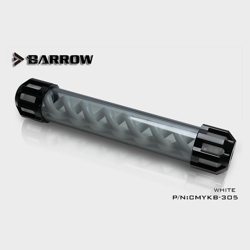 Barrow CMYKB-305 Dark Night Virus-T Reservoirs Aluminum Alloy Cover + Acrylic Body Multiple | PC Water Cooling Accessory