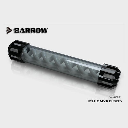 Barrow CMYKB-305 Dark Night Virus-T Reservoirs Aluminum Alloy Cover + Acrylic Body Multiple | PC Water Cooling Accessory
