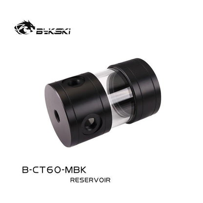 Bykski Water Cooling Reservoir Tank, Length 100/150/200/260mm, Diameter 60mm, For Computer CPU GPU | Water Cooling Reservoir