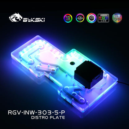 Bykski Waterway Cooling Kit For IN WIN 303/5 Case, 5V ARGB, For Single GPU Building, RGV-INW-303/5-P