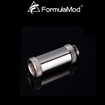 FormulaMod  G1/4" Extender fitting,  Male to Female Thread Straight Docking Seat Tube for PC water cooling system