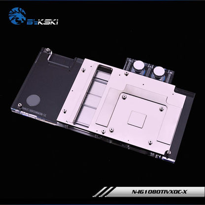 Bykski N-IG1080TIVXOC-X, Full Cover Graphics Card Water Cooling Block for Colorful iGame | Water Cooling Block
