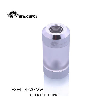 Bykski B-FIL-PA-V2, Filtres Acryliques Mats, G1/4 Plusieurs Couleurs Femelle à Femelle Filtres de Refroidissement par Eau