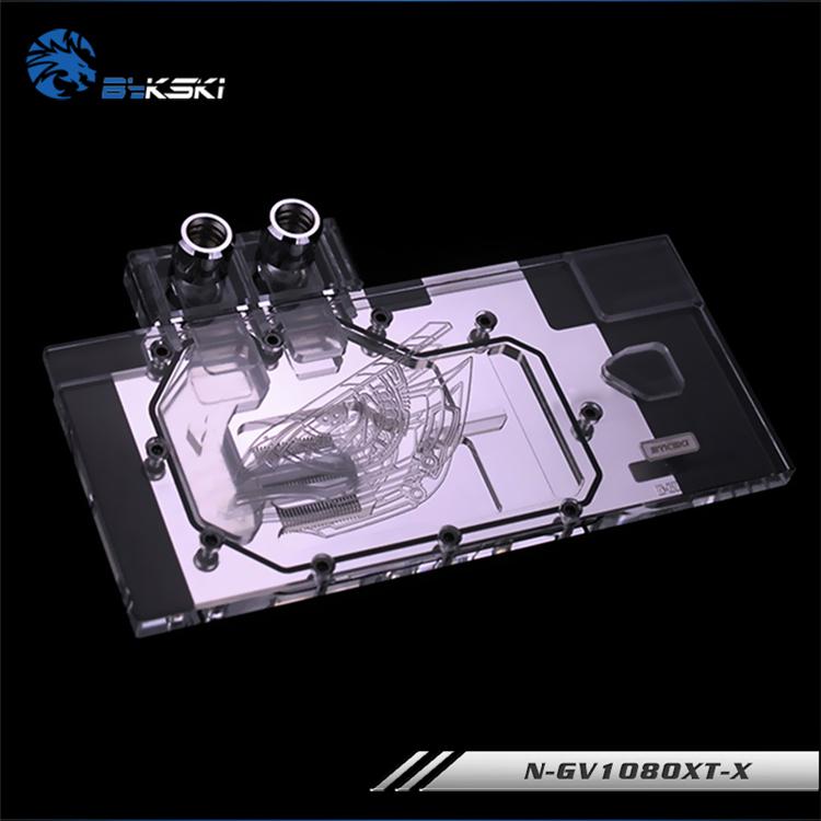 Bykski N-GV1080XT-X, Full Cover Graphics Card Water Cooling Block RGB/RBW for Gigabyte GTX1080/1070 XTREME