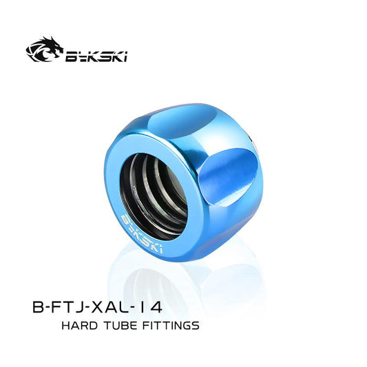 Bykski B-FTJ-XAL-14, Hard Tube Fittings, Boutique Plum Blossom, Multiple Colour , G1/4'' Fast Twist | Water Cooling Fitting