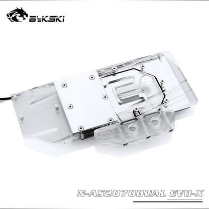 FormulaMod Bykski RTX 2070 full-cover GPU waterblock — silent local AI workload cooling (view 3)