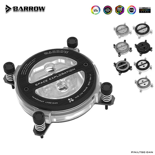 FormulaMod Barrow CPU Water Cooling Block For Intel X99 AMD , Acrylic/POM Liquid Cooling System Micro | Water Cooling Block