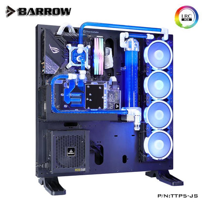 Barrow Water Cooling Kit for TT P5 Case, For Computer CPU/GPU Liquid Cooling, Cooler For PC, TTP5-HS