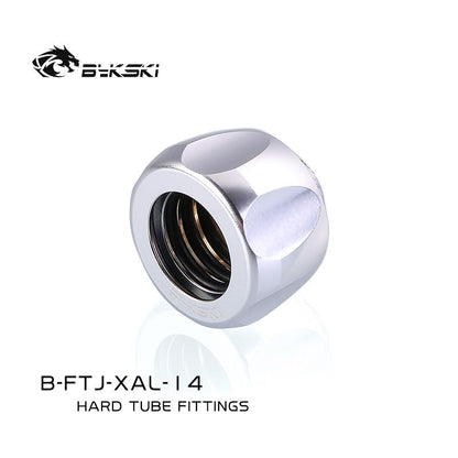 Bykski B-FTJ-XAL-14, Hard Tube Fittings, Boutique Plum Blossom, Multiple Colour , G1/4'' Fast Twist | Water Cooling Fitting