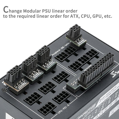 FormulaMod Modular PSU Changer Converter, Change the Modular Linear Order to Ordinary PSU Linear Order, For Corsair Seasonic