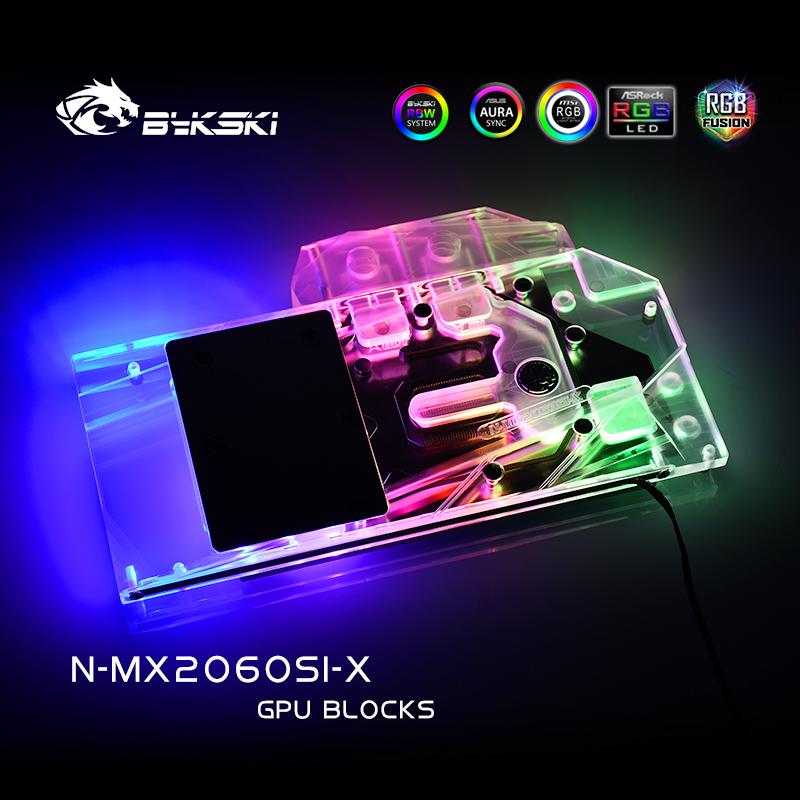 FormulaMod Bykski RTX 2060 full-cover GPU waterblock — silent local AI workload cooling (view 3)