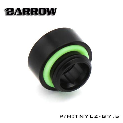 Barrow G1 / 4 '  Black Gold extension within the dental screw seat (extended 7.5MM) water cooling fittings TNYLZ-G7.5