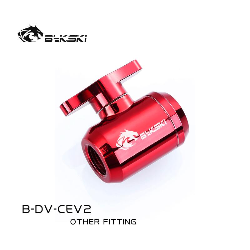 Bykski B-DV-CEV2 Hand Screw Water Valves , Boutique Multiple Colour G1/4'' Water Cooling Valves, For Hard Tube Cooling System