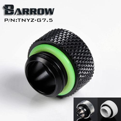 Barrow TNYZ-G7.5, 7.5mm Male To Female Extender Fittings, G1/4 Male To Female Water Cooling Fittings