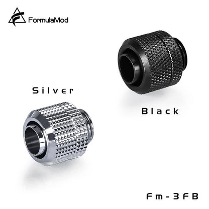 FormulaMod 10x13 / 10x16mm Soft Tube Fitting , Copper G1/4" Fitting For Soft Tube , Fm-3FH Fm-3FB
