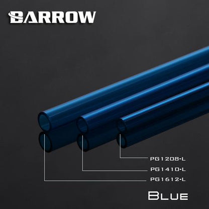 Barrow PG1612/PG1410/PG1208, 500mm PETG Hard Tubes, High Quality PETG Light Transmission, 12x8/14x10/12x16mm, 2 Tubes/lot