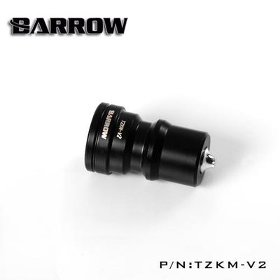 Barrow TZKM-V2 black silver water cooling fittings sealing quick coupling Male connector | Water Cooling Fitting